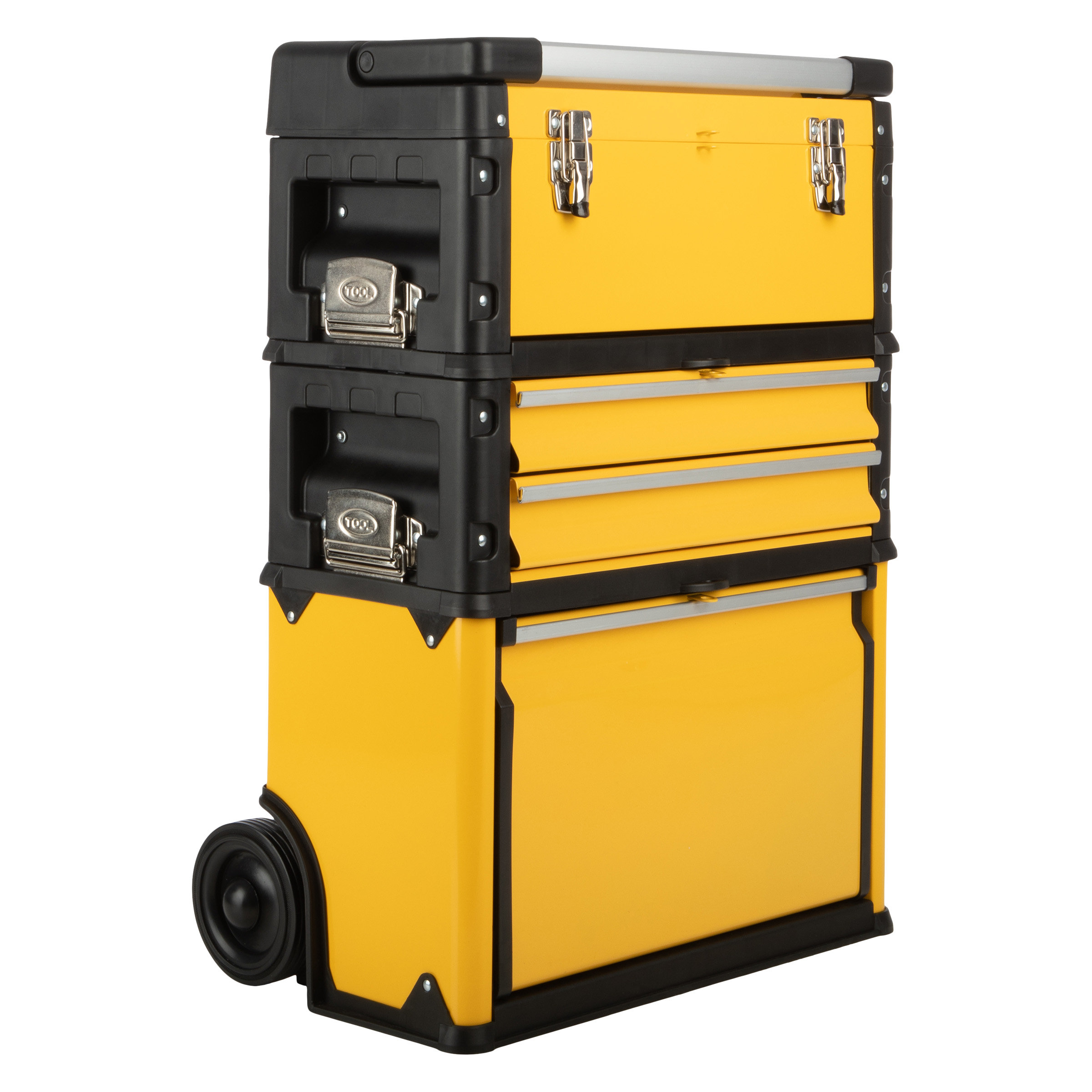 Stalwart Rolling Tool Box with Wheels, Yellow & Reviews | Wayfair